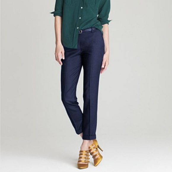J. Crew Denim - J. Crew Stretch City Fit Dark Navy Blue Capris 4